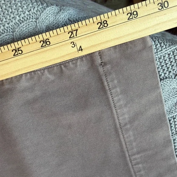 NWT SPANX 20312R Stretch Twill Cropped Wide Leg XL Tall in Almond Khaki Pants - Picture 9 of 11